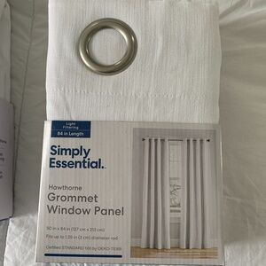 White Grommet window panel (includes 2 panels -one panel per box)